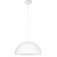 Dainolite Ofelia 1 Light Pendant Small Matte White Lamp