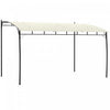 Outsunny 10' X 13' Pergola With Uv30+ Canopy, Steel Pergola Gazebo, Cream