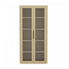 Rivington Modern 38" Bookcase Cabinet in Natural Oak | Armoire bibliotheque moderne Rivington 38" en chene naturel