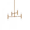 Dainolite Ava 8 Light Chandelier Vintage Bronze Lamp
