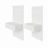 Milano Floating Nightstand Extension Panel Set of 2 | Panneau d'extension et table de nuit Milano
