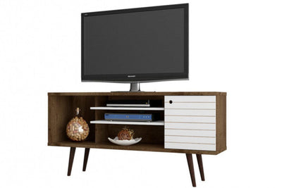 Manhattan Comfort Liberty 53.14" Mid-Century Modern TV Stand  |Meuble pour téléviseur Liberty de Manhattan Comfort de 53,14 po de style moderne du milieu du 20e si