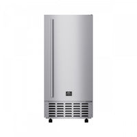 Forno Cristallo 15 Inch Freestanding/Undercounter Ice maker, 66.1 lbs, Stainless Steel - FIMBI7307-15S Ice Maker