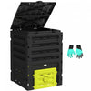 Outsunny 120 Gallon Compost Bin, Large Composter With 80 Vents, Yellow|Outsunny Poubelle A Compost De 120 Gallons, Avec 80 Aerations, Jaune
