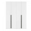 Lee Modern 32" Wardrobe Closet in White - Set of 2 Armoire | Armoire moderne Lee 32" en blanc - Ensemble de 2