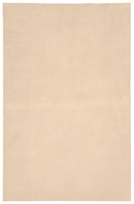 Elion Contemporary Beige Washable Rug 5'0\" x 7'6\" Indoor Area Rug