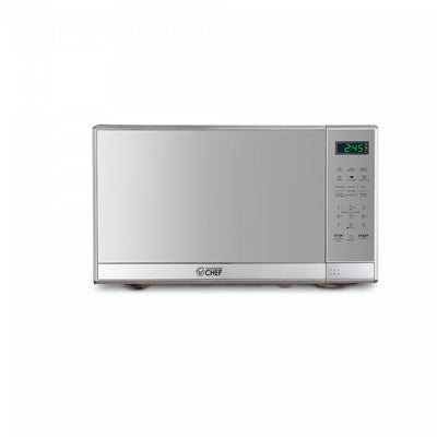 CHM Series Commercial Chef 0.7 Cu. Ft. Countertop Microwave Oven, Stainless Steel Countertop Microwave Less 1cuft | Four a micro-ondes de comptoir Commercial Chef serie CHM, 0,7 pi³, acier inoxydable