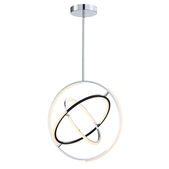 Trilogy Collection 24\" Integrated LED Pendant - Polished Nickel