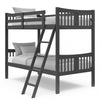 Storkcraft Caribou Twin over Twin Bunk Bed - Gray