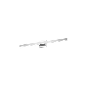 Dainolite Arandel Vanity Light 4"d 18w LED Polished Chrome White Acrylic Diffuser Lamp|Lumière de coiffeuse Arandel de Dainolite de 4 po de diamètre en acrylique blanc qui diffuse la lumière, avec fini chromé poli et ampoule à DEL de 18 W