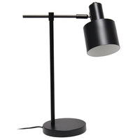 Camden Industrial Metal Desk Lamp, Onyx, 21.8