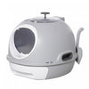 Pawhut Enclosed Cat Litter Box, Covered Litter Box With Lid And Scoop, Cat Box Enclosure With Pull-o|Pawhut Bac A Litiere Couvert, Bac A Litiere Avec Couvercle, Tiroir Ferme Et Lucarne Pour Chats, Faci