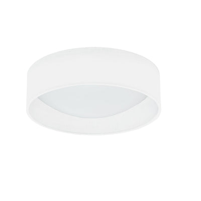Dainolite Cfled Flush Mount 11" Ivory Shade Lamp|Plafonnier affleuré Cfled de Dainolite de 11 po avec abat-jour ivoire