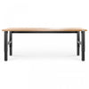 Gladiator 8' Adjustable Height Hardwood Workbench - Hammered Granite|Établi de 8 pi à hauteur réglable en bois franc de Gladiator - granite martelé