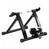 Soozier Foldable Indoor Bike Trainer, Stationary Bicycle Stand For Riding Exercise, 26-28" & 700c Wh|Soozier Velo D'interieur Velo D'exercice Trainer Support Stationnaire Ventilateur Pliant Turbo (noir