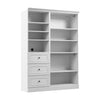 Bestar Versatile 61 W Closet Organizer System - White|Système d’organisateur de garde-robe Versatile de Bestar de 61 po (L) - blanc