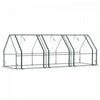 Outsunny 9' X 3' X 3' Portable Tunnel Greenhouse With Zipper Doors Clear