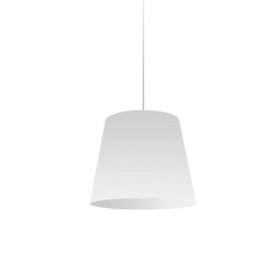 Dainolite Oversized Drum 1 Light Pendant Small Small White Shade Lamp|Petit luminaire suspendu de Dainolite avec très grand abat-jour cylindrique blanc et 1 ampoule