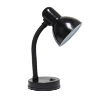 Remmer Gooseneck Desk Lamp, Onyx, 14.25