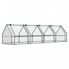Outsunny 12' X 3' X 3' Portable Greenhouse, Tunnel Greenhouse Clear|Outsunny Serre Portative 12' X 3' X 3', Serre Tunnel Transparente