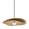 Dainolite Paven LED Pendant 12w Aged Brass Lamp