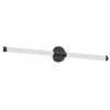 Dainolite Corvette 20w Wall Sconce Matte Black White Acrylic Diffuser Lamp