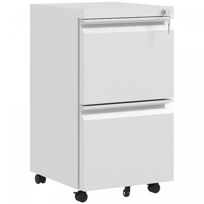 Vinsetto 2-drawer Vertical Filing Cabinet For Letter A4 Legal Size|Vinsetto Classeur Vertical A 2 Tiroirs Pour Lettre A4 Format Legal