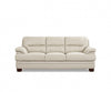 Hydeline Luxor Leather Sofa - Vanilla