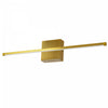 Dainolite Array LED Wall Sconce Horizontal 30w Aged Brass White Acrylic Diffuser Lamp|Applique murale horizontale Array de Dainolite en acrylique blanc qui diffuse la lumière, avec fini laiton vieilli et ampoule à DEL de 30 W