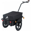 Aosom Multi-functional Bicycle Cargo Trailer Steel Large Bike Luggage Cart Carrier Black|Aosom Multi-functional Bicycle Cargo Trailer Steel Large Bike Luggage Cart Carrier Black (en Anglais