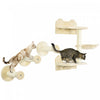 Pawhut 4pcs Cat Wall Shelf With Scratching Posts, Hammock, Setps, Platforms, Cat Shelves For Relaxin|Pawhut Lot De 4 Etageres Murales Pour Chat Avec Griffoirs, Hamac, Ensembles, Plates-formes, Etageres