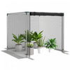 Outsunny 4' x 4' Plant Protection Tent Crop Cage with Door, Black