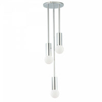 Dainolite Adams 3 Light Pendant Polished Chrome Lamp