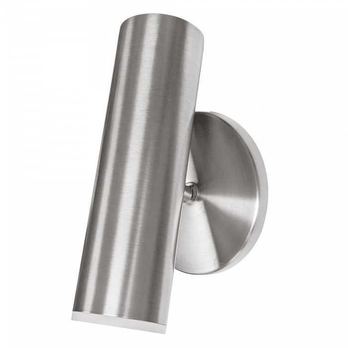 Dainolite Constance LED Wall Sconce 6w Satin Chrome Frosted Acrylic Diffuser Lamp