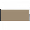 Outsunny 13' X 5' Retractable Side Awning, Garden Privacy Screen, Khaki