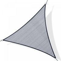 Outsunny Triangle 10' Canopy Sun Sail Shade Garden Cover Uv Protector Outdoor Patio Lawn Shelter Wit