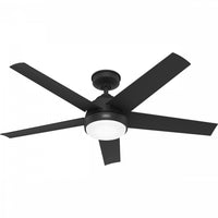 Skyflow Ceiling Fan with Light Fixture - Black 