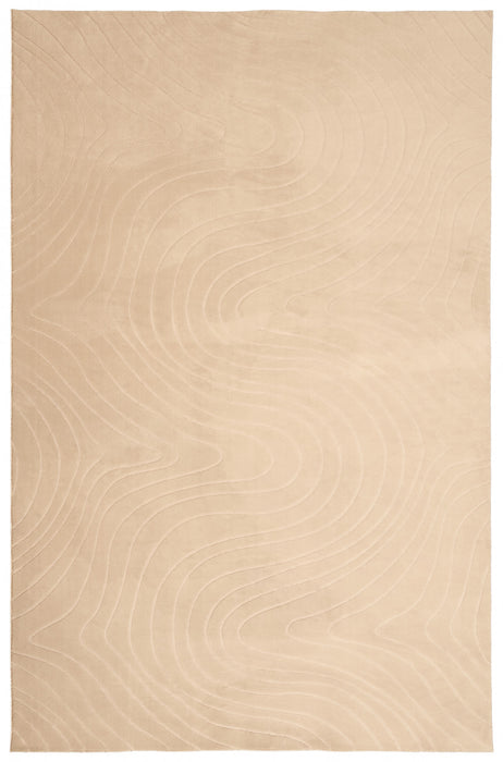 Somos Contemporary Beige Washable Rug 5'0\" x 7'6\" Indoor Area Rug