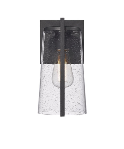 Portofino Collection Outdoor Wall Sconce - Black|Applique murale de la collection Portofino pour l'extérieur - noire