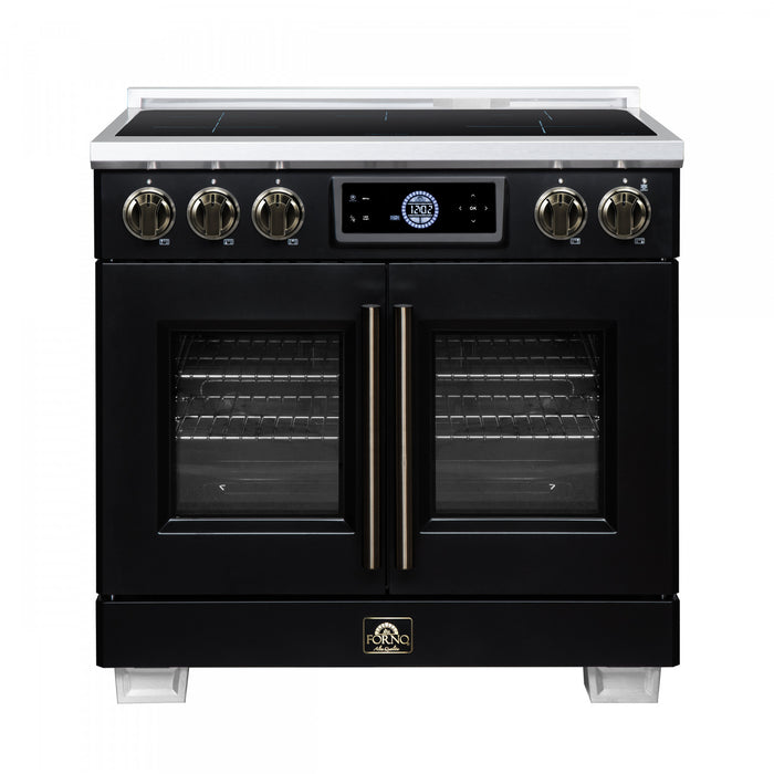 Forno Maximus 36 Inch Induction Range Black, 5.36 cu.ft - FFSIN0932-36BLK Electric Range