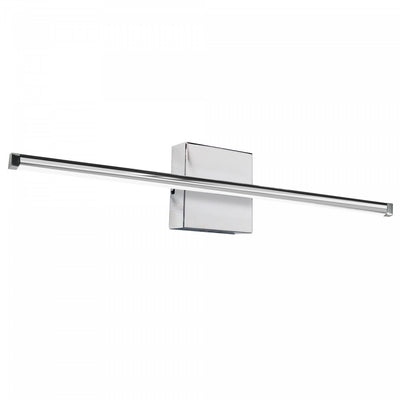 Dainolite Array LED Wall Sconce Horizontal 30w Polished Chrome White Acrylic Diffuser Lamp|Applique murale horizontale Array de Dainolite en acrylique blanc qui diffuse la lumière, avec fini chromé poli et ampoule à DEL de 30 W