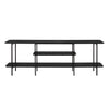Celine Contemporary Modern 71\" Console Table in Black (3-Shelf)