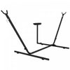 Outsunny 10' Hammock Stand with Side Tray, Hammock Chair Stand Only, Black
