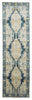 Kinsley Traditional 2'7" x 8'0" Runner Rug in Blue Indoor Area Rug | Tapis Traditionnel Kinsley 2'7" x 8'0" en Bleu