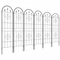 Set Of 6 Garden Trellis Metal Trellis For Climbing Plants Flowers