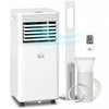 HOMCOM 10,000 BTU Air Conditioner, Quiet AC Unit with Remote Control, White