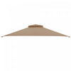 10' X 12' Patio Gazebo Replacement Top Cover 2-tier Canopy Cpai-84 Outdoor Brown