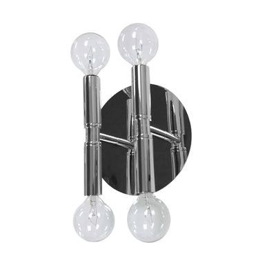 Dainolite Ava 4 Light Wall Sconce Polished Chrome Lamp|Applique murale Ava de Dainolite avec fini chromé poli et 4 ampoules