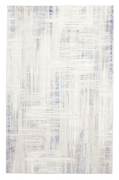 Quinn Blue Rug 5'0" x 8'0" | Tapis Contemporain/Moderne Quinn 5'0" x 8'0" en Bleu