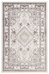 Oriana Traditional Beige Washable Rug 5'0